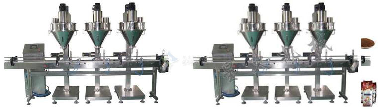 三頭自動(dòng)喂罐小顆粒灌裝機(jī)