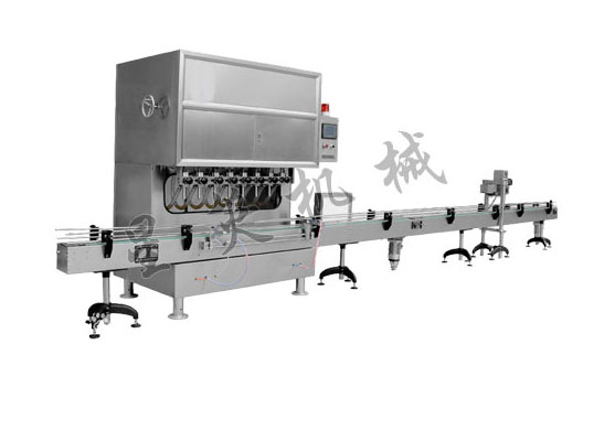 全自動(dòng)食用油灌裝生產(chǎn)線，大豆油灌裝生產(chǎn)線