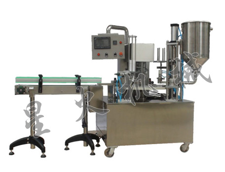 全自動(dòng)塑料杯灌裝封口生產(chǎn)線