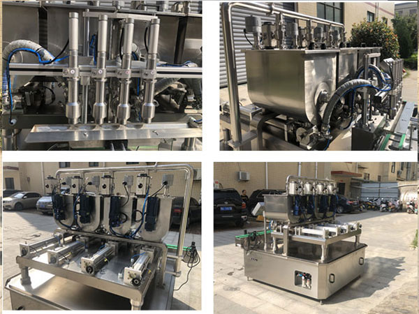 辣椒豆瓣醬灌裝設(shè)備廠房設(shè)備細(xì)節(jié)實(shí)拍圖